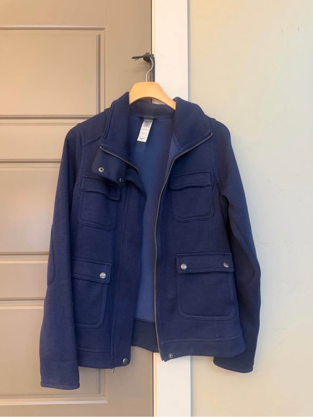 Navy Patagonia Zip-Up Jacket